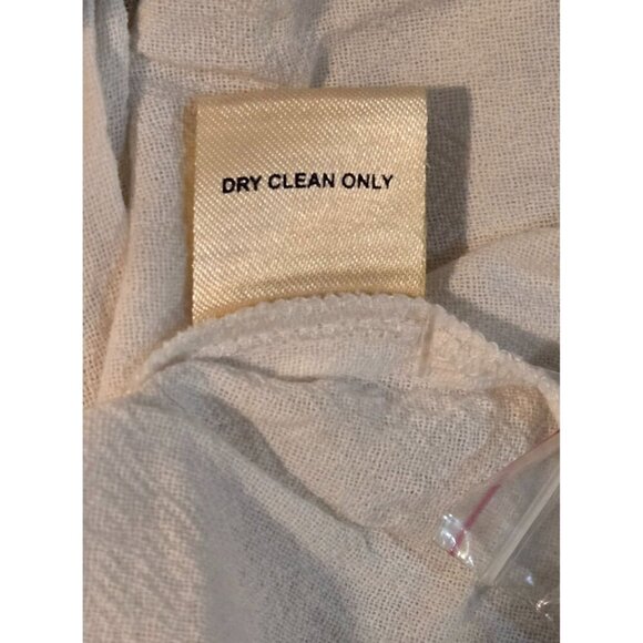 Lovestich Boho Blouse Cream Cotton Sz S Arabian Nights Beaded Hippie Embroidery - Picture 10 of 16